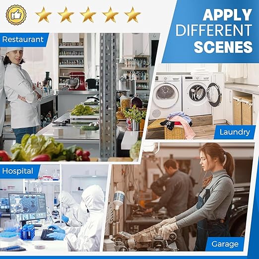 Stainless Steel Table for Prep & Work with 4 Caster Wheels with Backsplash 24 x 36 NSF Metal Commercial Kitchen Adjustable Under Shelf Worktable for Restaurant Home Outdoor