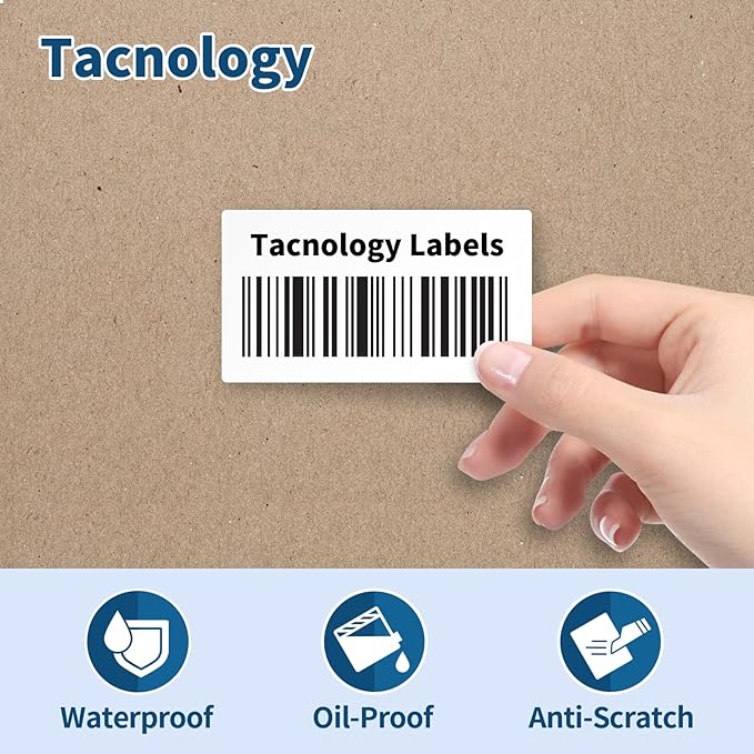 12 Rolls 2.25" x 1.25" Direct Thermal Labels, 12000 Labels 2-1/4x1-1/4 Barcode & Multipurpose Label,Self-Adhesive Address Shipping Stickers Compatible with Zebra, Rollo, Munbyn Thermal Labels Printers