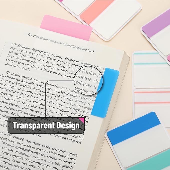 Mr. Pen- Sticky Index Tabs, 500 Pcs, 21 Sets, Colorful Sticky Tabs for Notebooks, Page Markers, Page Tabs for Binders, Page Tabs Sticky Tabs for Books, Notebook Tabs, Book Sticky Tabs for Notebooks