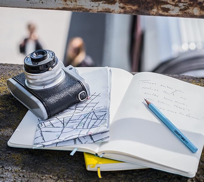 LEUCHTTURM1917 - Notebook Softcover Paperback B6+ - 123 Numbered Pages for Writing and Journaling (Dotted, Powder)