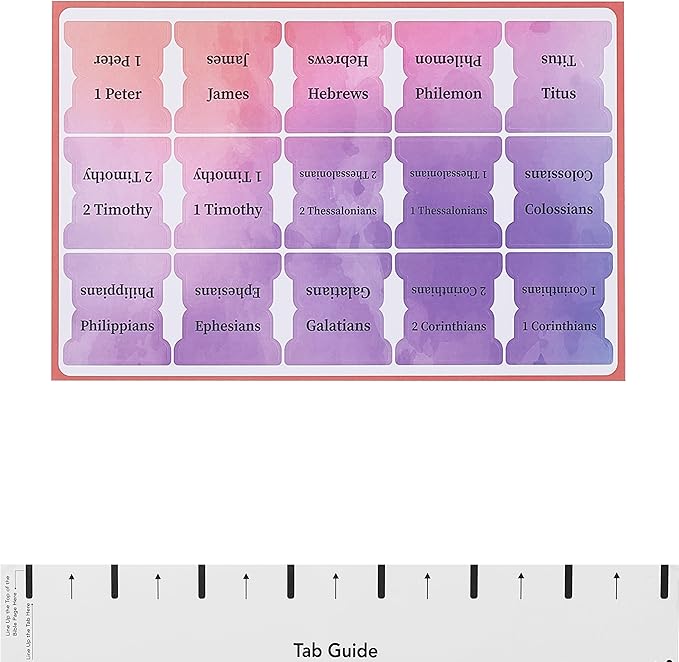 Mr. Pen- Bible Tabs, 75 Tabs, Colorful, Laminated Bible Tabs for Women and Men, Bible Tabs for Study Bible, Bible Index Tabs, Bible Book Tabs, Bible Labels Tabs, Bible Tabs