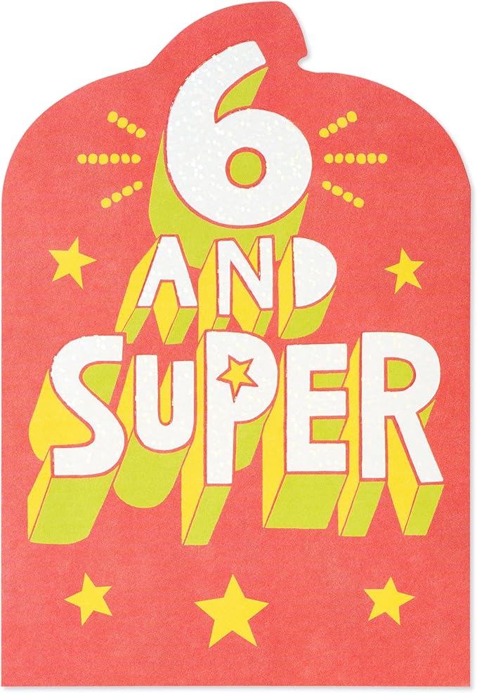 American Greetings 6th Birthday Card (Really Awesome)
