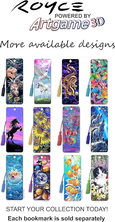 3D Royce Bookmark by Artgame - Butterfly Sky