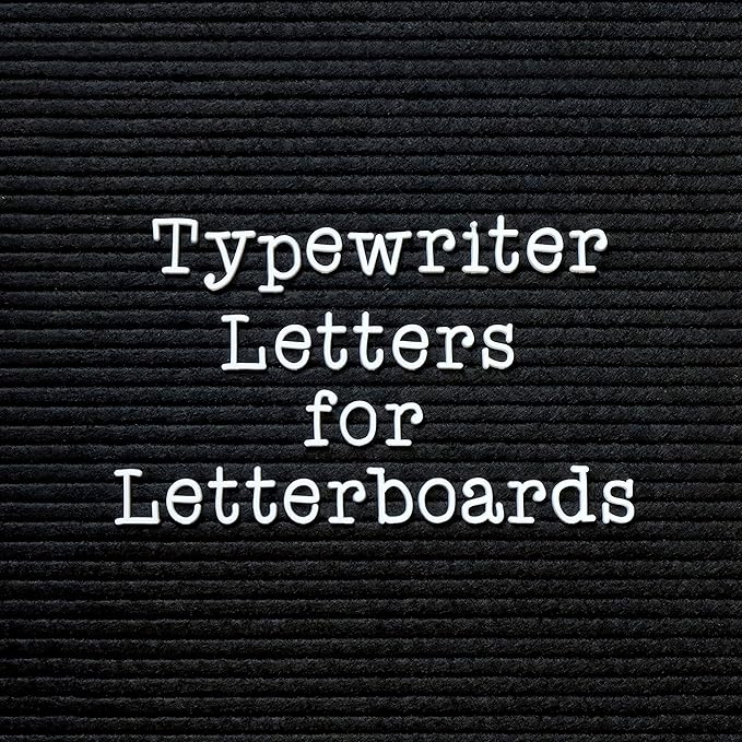 Typewriter Letters Set Board Letters Only, Precut Changeble Felt Letter Board Letters Symbols, Letters Letter Board Words Letter Board Letters Numbers Wooden Felt Letter Board (No Board Included)