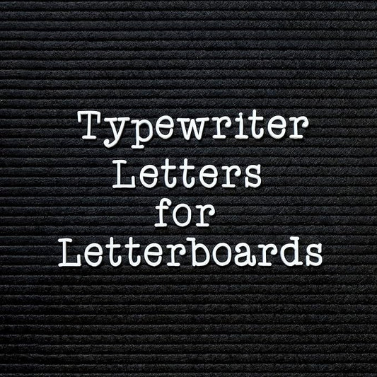 Typewriter Letters Set Board Letters Only, Precut Changeble Felt Letter Board Letters Symbols, Letters Letter Board Words Letter Board Letters Numbers Wooden Felt Letter Board (No Board Included)