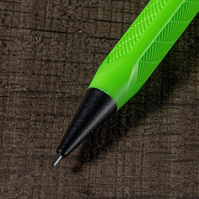 Rite in the Rain Weatherproof Mechanical Pencil, Hi-Viz Green Barrel, 1.3mm Dark Lead, 12 lead refills (No. HV15)