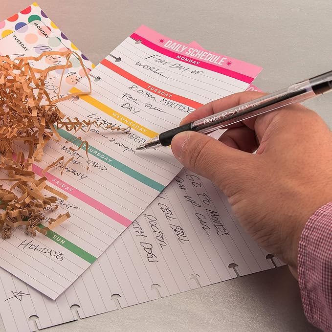 Pentel BK90B R.S.V.P. Stick Ballpoint Pen, .7mm, Trans Barrel, Red Ink (Pack of 12)