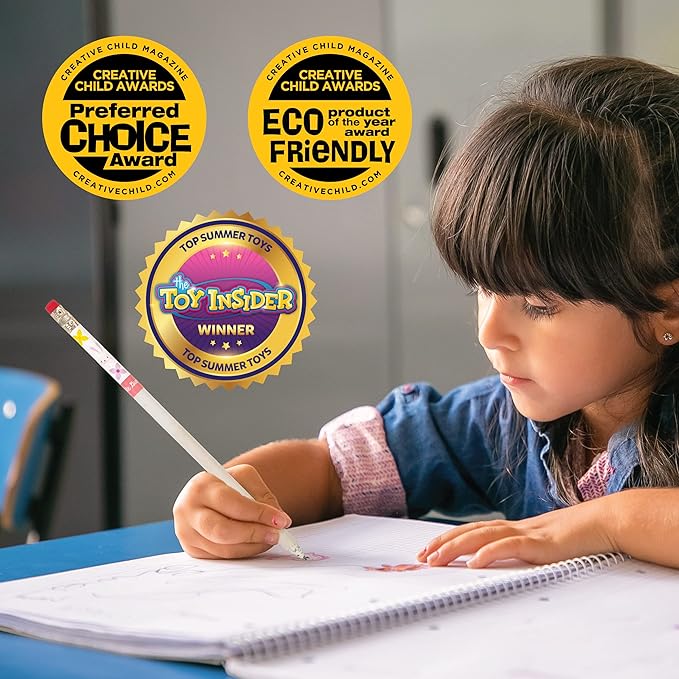 Spring Smencils (2 Pack) - HB #2 Patented Gourmet Scented Pencils, 5 Count, Gifts for Kids, School Supplies, Classroom Rewards, Easter day