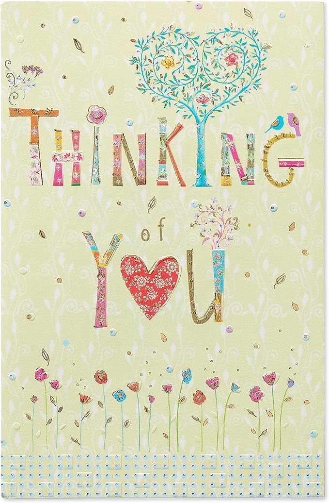 American Greetings Thinking Of You Card (Floral)