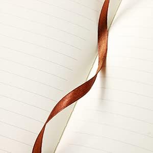 Lined Refill Paper for Hardcover Leather Notebook, A5 Refill Page for Refillable Notebook with Pocket, 240 Pages Notebook Paper with Ribbon Bookmark