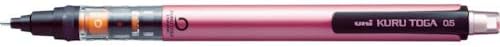 Uni Mechanical Pencil Kurutoga Pipe Slide Model 0.5mm, Pink Body (M54521P.13) (Pack of 2)