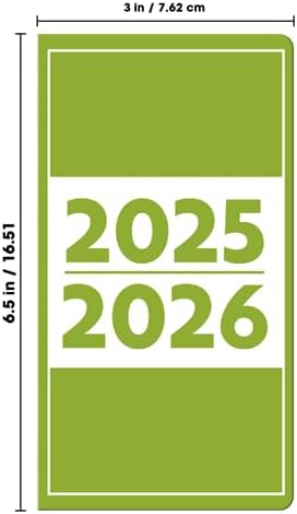 Large Print Calendar 2025 - Deluxe 2025-2026 Large Print Easy To Read Pocket Planner 2 Year Calendar Bundle with Over 100 Calendar Stickers (Low Vision Gifts, Office Supplies)