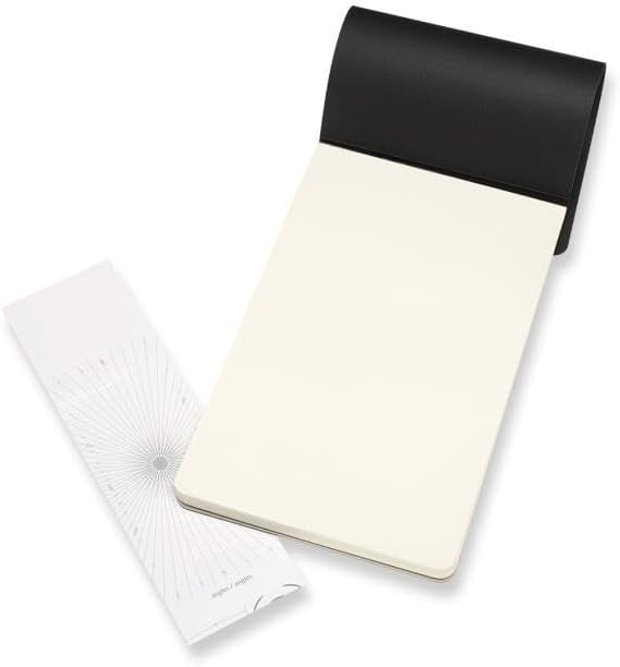 Moleskine Art Sketch Pad, Soft Cover, Large (5" x 8.25") Plain/Blank, Black, 48 Pages