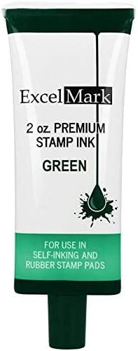 Self Inking Stamp Refill Ink - 2 oz. - Green Ink