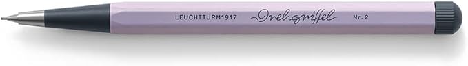 LEUCHTTURM1917 - Drehgriffel Mechanical Pencil - Refillable Writing Stylus with 0.7 mm HB Graphite Lead (Lilac)