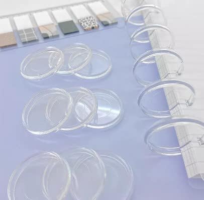 Discbound Expansion Discs, Suitable for Customized Disc Bound Notebooks Planners Journals Binders Scrapbooking, Clear, Plastic, Pack of 11 (1.5 Inch (38mm))