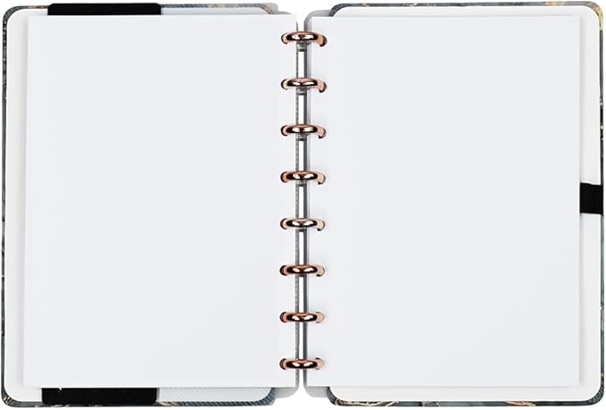 Refills Discbound Notebook Blank Plain White Paper - 5.51" x 7.87" Paper for Custom Discbound Notebook, Planner or Daily Use – 90 GSM Custom Note-Taking System Discbound Inserts – 50 Sheets