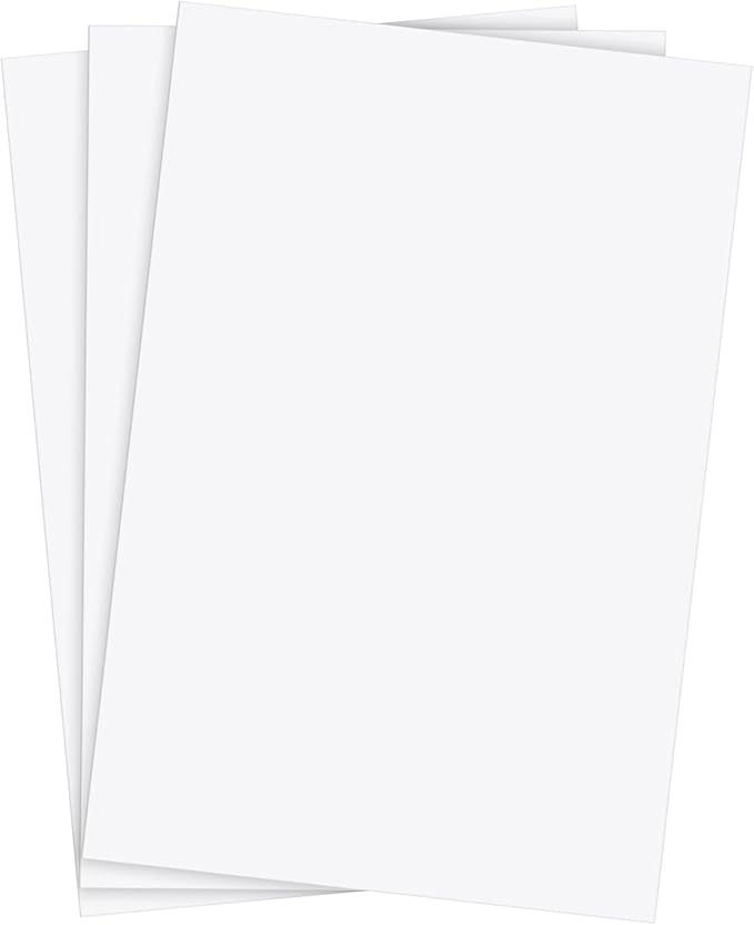 200 Pack White 300 GSM / 110 lb Thick Cardstock Paper - Blank Heavyweight Wedding Invitation Cards for Printing, Flashcards, Postcards - 4x6 inch