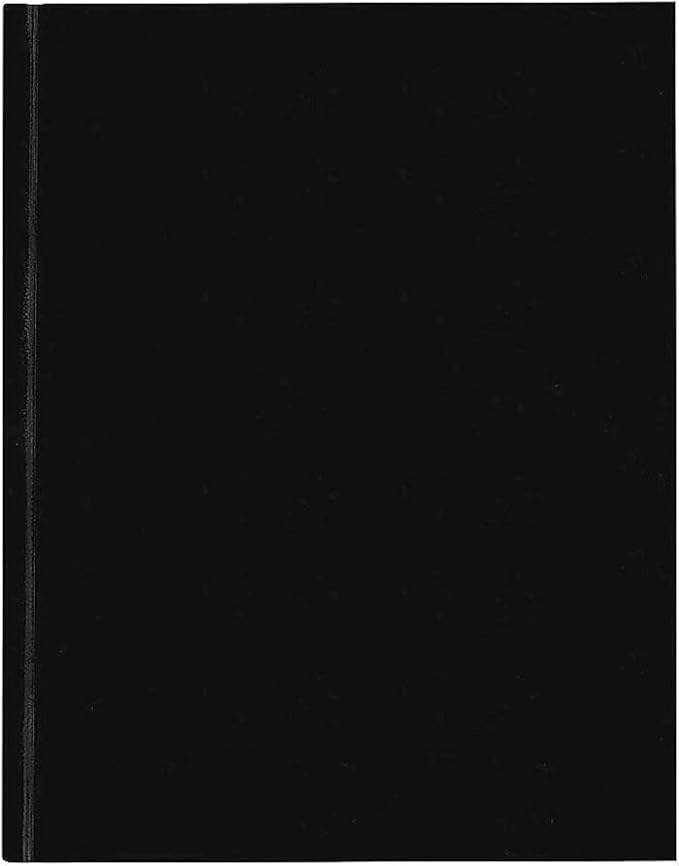 Blueline Hardbound Business Books, white