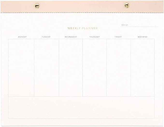 Sugar Paper Essentials Undated Weekly Planning Pad, 8.5" x 10.5"
