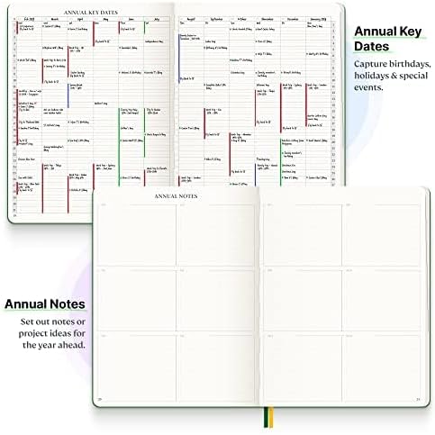 Purpose Planner Notebook B5 7.5”x9.8” Undated Daily Planner 2024-2025 Daily Weekly and Monthly Productivity Goal Setting Tool for Work Home ADHD Planner for Adults Self Care Journal (Purple Hardcover)