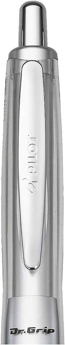 PILOT Dr. Grip Center of Gravity Refillable & Retractable Ballpoint Pen, Medium Point, Pink Grip, Black Ink, Single Pen (36182)