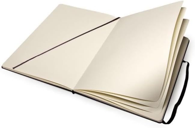 Moleskine Art Sketchbook, Hard Cover, A4 (8.25" x 11.75") Plain/Blank, Black, 96 Pages