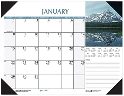 House of Doolittle 2025 Earthscapes Scenic Office Desk Pad Calendar, 18.5 x 13 Inches, January - December (HOD1476-25)