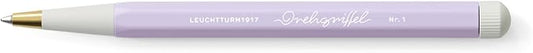 LEUCHTTURM1917 - Drehgriffel Writing Pen (Lilac) - Ballpoint Pen with Royal Blue Ink Included