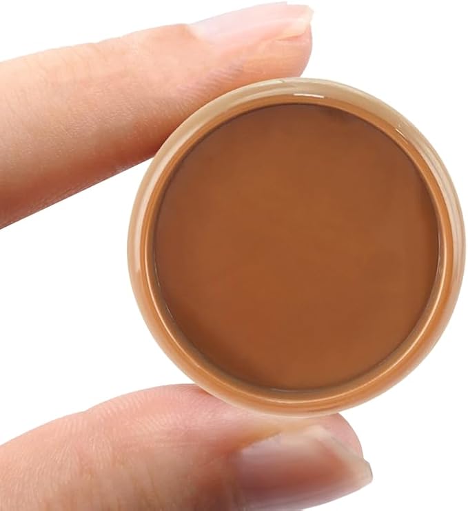 100PCS Discbound Notebook Accessories Expansion Planner Discs Binder Rings Loose-Leaf Plastic Book Binding Disc(Light Brown,0.9"/24 mm)