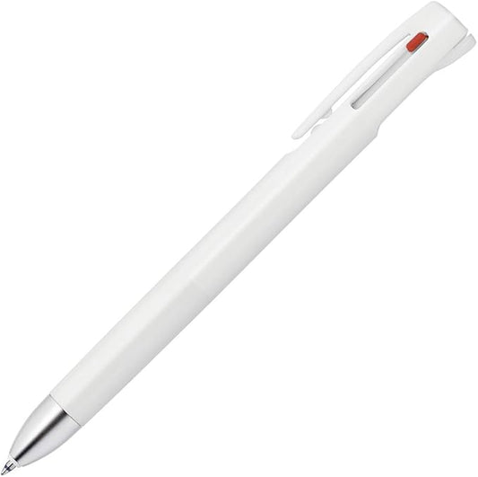Zebra 3 Color Ballpoint Pen, Blen 3C 0.7mm, White Body (B3A88-W)