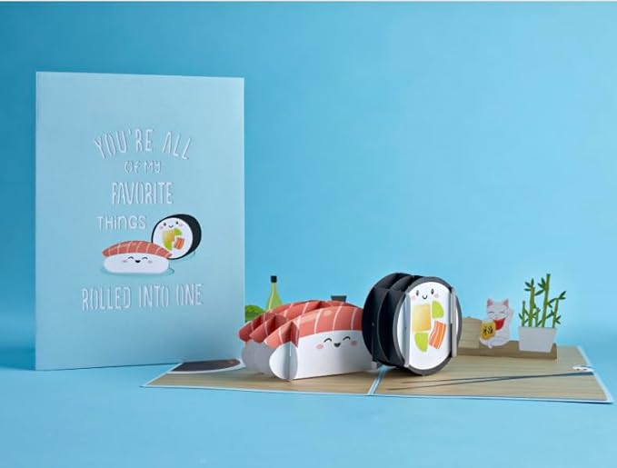 Lovepop Everyday Pop-Up Card for Her, Him, Girls, Boys - 3D Love Greeting Cards - Favorite Things - 5" x 7" - Blank Note Card & Envelope Included