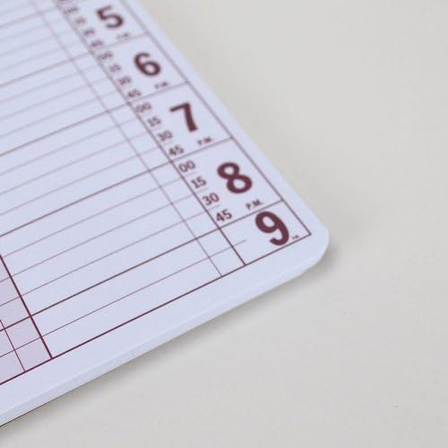 Notebook Planner, 6 Column Appointment Book – Large 12.75" x 13.5" Undated 2024 Planner, Daily & Hourly Planner in 15 Minute Increments – Spiral Notebook Organizer for Scheduling Appointments (6 Column)