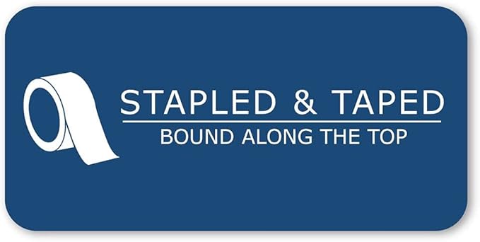 Roaring Spring Case of 18 of Landscape Note Pads, 11"x9.5", 40 sheets Heavyweight 20# Recycled Canary Paper, 2 Pads/pack, College Ruled W/Margin, Micro-Perforated