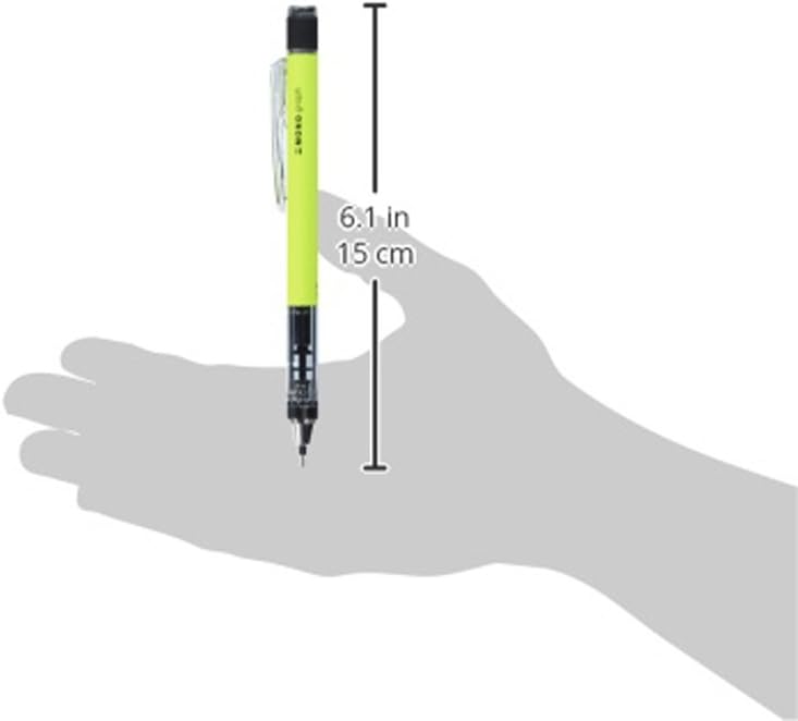 Tombow Mechanical Pencil, Monograph 0.5mm, Neon Yellow (DPA-134C)