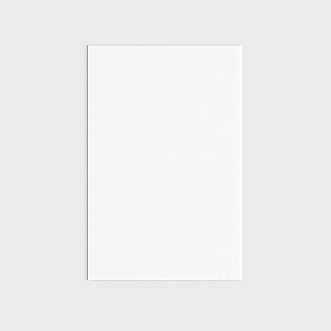 100 Sheets White Cardstock Thick Paper - Blank Heavy Weight 350gsm Cover Card Stock for Invitations,Stationery Printing,Scrapbooking,Crafts,DIY Cards, Paper Crafting (5.5x8.5 Inches)