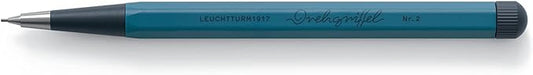 LEUCHTTURM1917 - Drehgriffel Mechanical Pencil - Refillable Writing Stylus with 0.7 mm HB Graphite Lead (Stone Blue)
