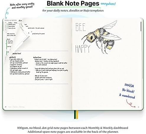 Purpose Planner Notebook B5 7.5”x9.8” Undated Daily Planner 2024-2025 Daily Weekly and Monthly Productivity Goal Setting Tool for Work Home ADHD Planner for Adults Self Care Journal (Purple Hardcover)