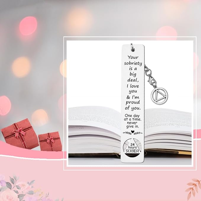 24 Hours Sober Gifts for Men, Sobriety Gift for Men Women, Sober Recovery Alcoholics Recovering Gift, Sober Gifts for Loved One in Recovery, 24 Hours Sober Anniversary gift-DB20