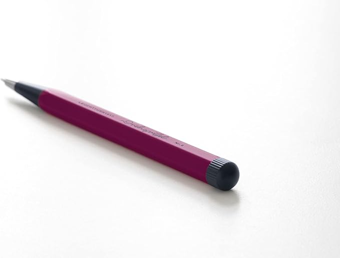 LEUCHTTURM1917 - Drehgriffel Mechanical Pencil - Refillable Writing Stylus with 0.7 mm HB Graphite Lead (Port Red)
