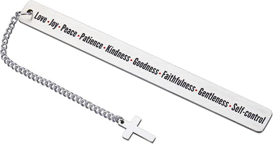 Bible Verse White Elephant Gifts Christian Jesus Spiritual Gifts for Women Sister Baptism Confirmation Gifts for Teen Girls Boys Christian Bible Accessories Bookmark Gifts for Her Religious