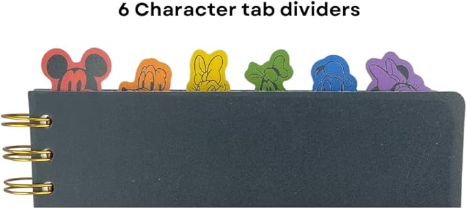 Innovative Designs Disney Pride Spiral Tab Journal Diary Notebook, Mickey Mouse Rainbow Pride Journal