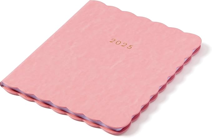 Eccolo 2025 Large Agenda Planner, 12 Month, Yearly, Monthly & Weekly Pages, Habit & Gratitude Tracker (Hardcover - 8 x 10")