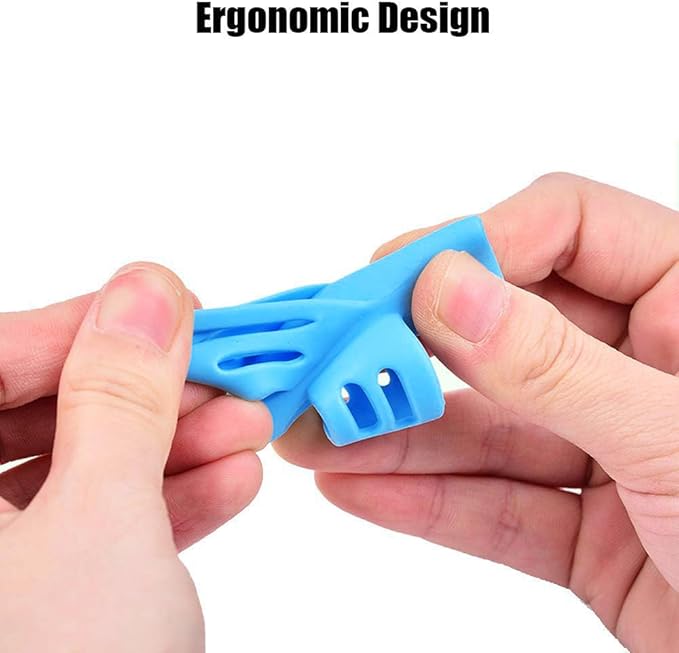 JuneLsy Pencil Grips Pencil Grips for Kids Handwriting Posture Correction Training Writing AIDS for Kids toddler Preschoolers Students Children Special Needs (3pack01)