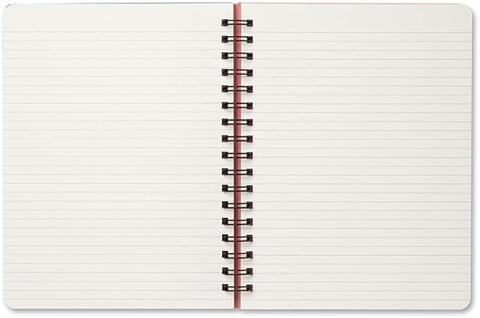 Compendium Spiral Notebook - Good Things Start Here — A Designer Spiral Notebook with 192 Lined Pages, College Ruled, 7.25”W x 9.25”H