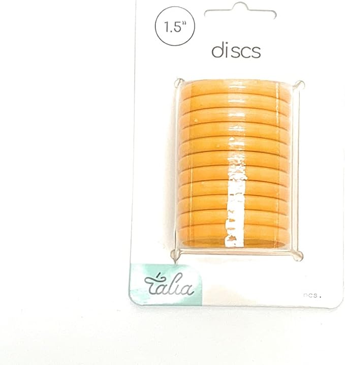 Talia Discbound Notebook - Discs (BBQ Mustard, 1.5inch)