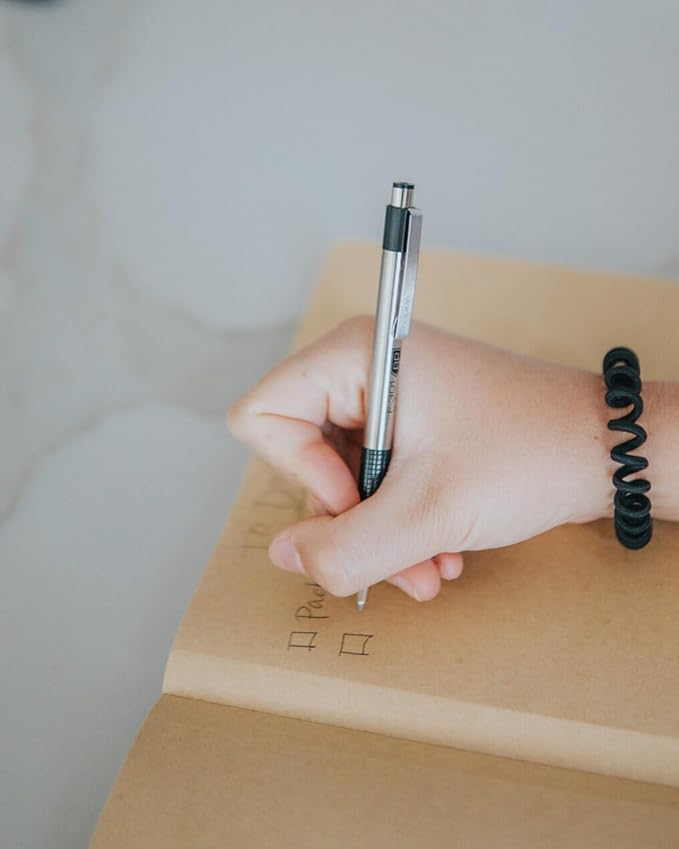 Zebra Pen F-301 Bold Ballpoint Retractable Pens, 1.6mm Point Size, Black Ink, Pack of 2 (27312)