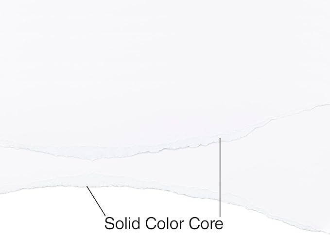 Cardstock 12 x 12 Paper Pack - 65lb Smooth Card Stock for Crafts, Cardmaking, Art Projects - 50 Square Scrapbook Sheets - Double Sided with Solid Core, Brilliant White