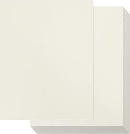 96 Sheets Parchment Paper for Certificates, Resumes, Diplomas - 90 GSM Textured Stationary, Printer-Friendly - Diploma Certificate Papers for Printing 8.5x11 inch
