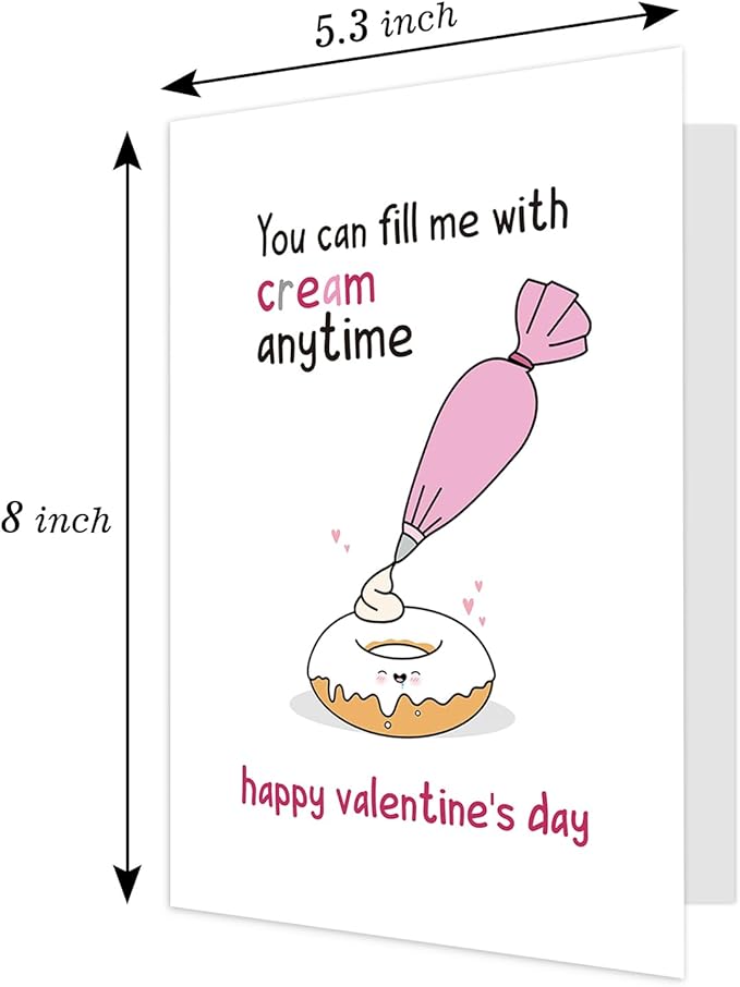 Ogeby Naughty Valentines Day Card Gifts for Him Her